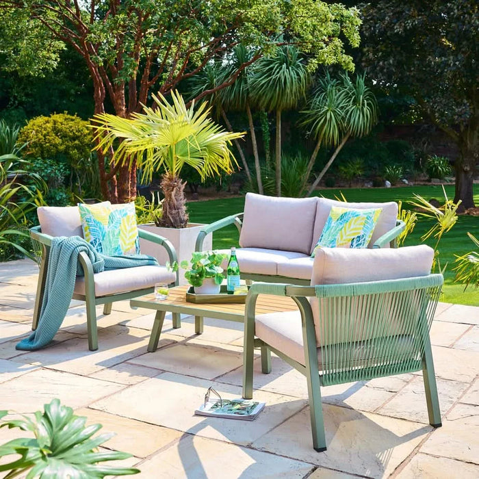 Alexander Rose Genoa Lounge 4-Seater Lounge Set & Coffee Table