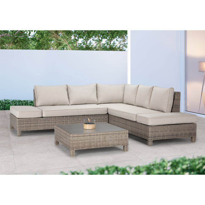 Palma Signature Low Lounge Garden Set with Coffee Table in Oyster