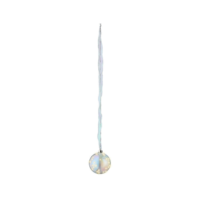 Micro LED Ball Diameter 14cm Iridescent, Warm White 30 Lights