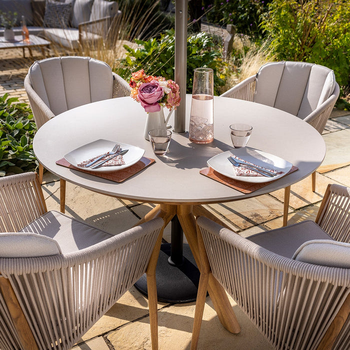 Hartman Portico 4 Seat Round Dining Set UK Ireland