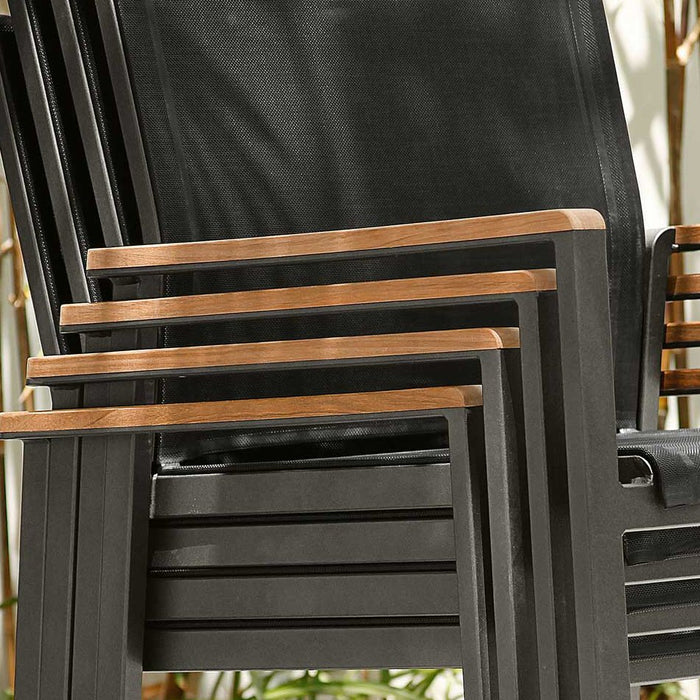 Barlow Tyrie Aura Round 4 Seat Dining Set (ex-display)