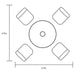 Hartman - Berkeley Round 4 Seat Dining Set in Bronze
