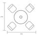 Hartman - Berkeley Round 4 Seat Dining Set in Antique Grey