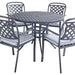 Hartman - Berkeley Round 4 Seat Dining Set in Antique Grey