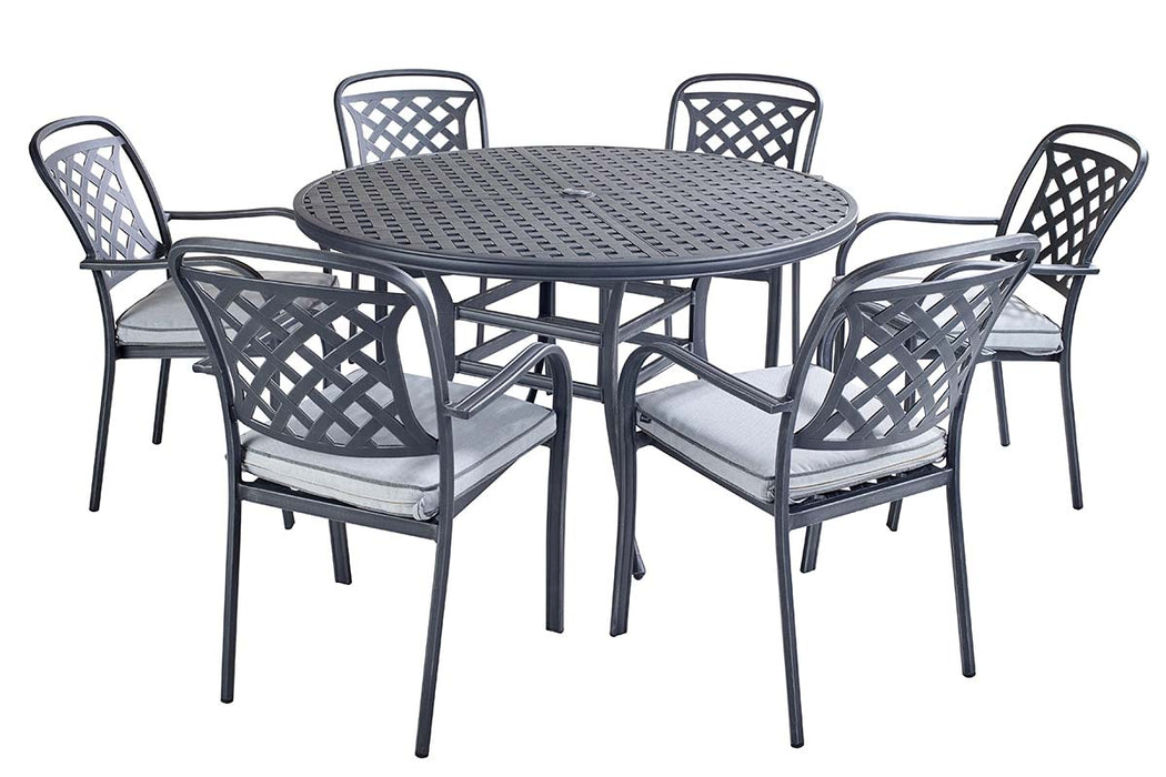 Berkeley 6 Seat Round Dining Set by Hartman