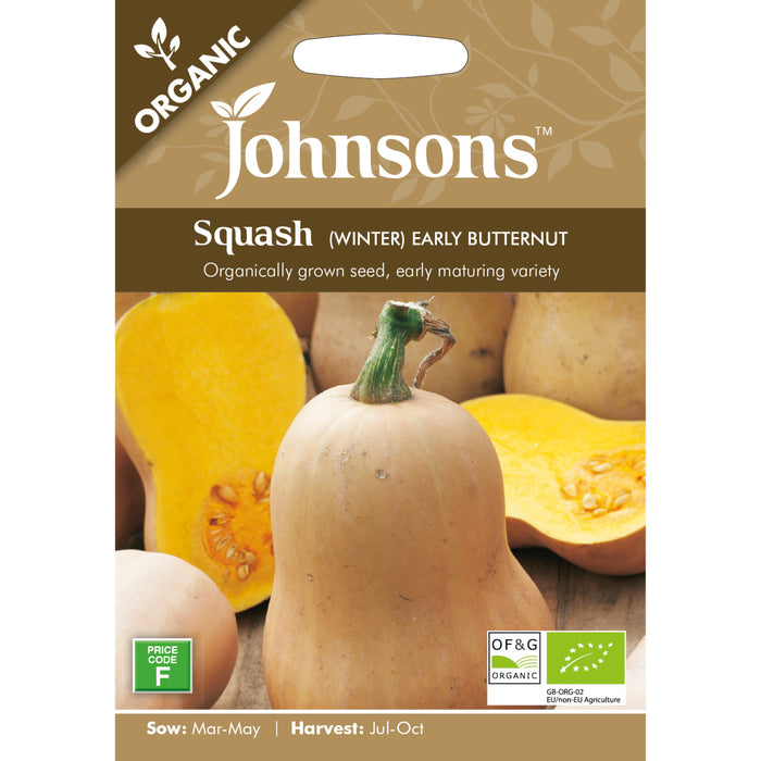 Vegetables Organic Squash (Winter) Early Butternut