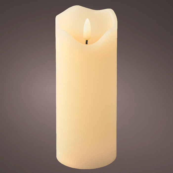 LED Wick Candle Wax Flicker 17cm Tall