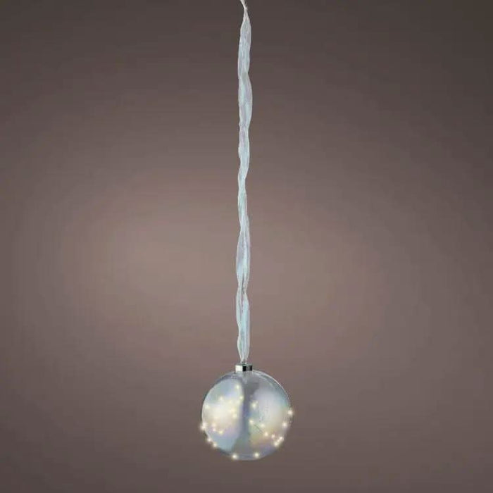 Micro LED Ball Diameter 20cm Iridescent, Warm White 40 lights