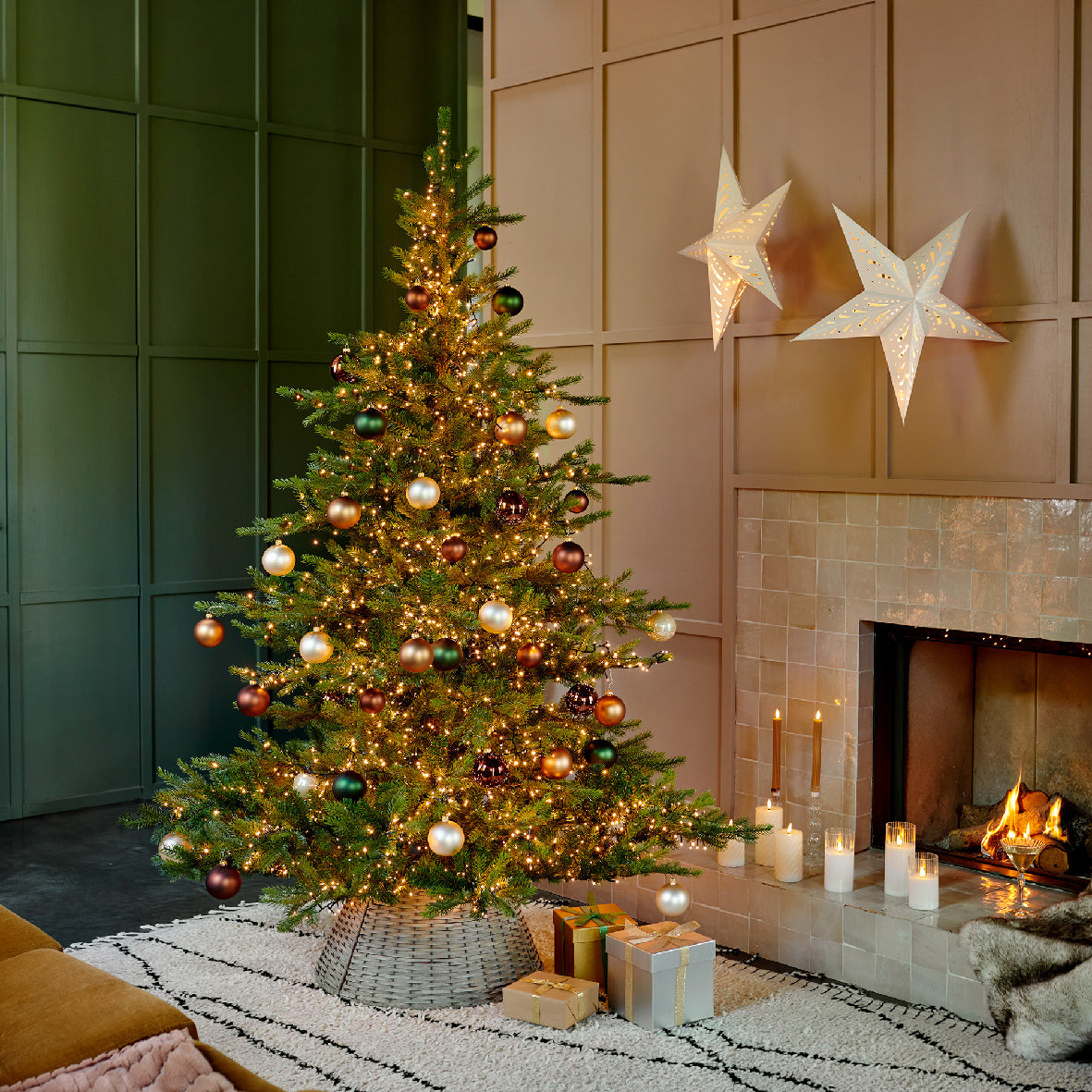 Everlands Grandis Fir Christmas Tree 210cm / 7ft