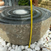 Basalt Babbling Stone water feature with complete kit