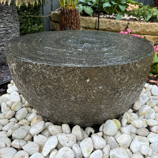 Basalt Babbling Stone water feature with complete kit