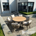 Alexander Rose Bali 6 Seat Round Dining Set