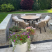 Alexander Rose Bali 6 Seat Round Dining Set