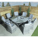 Monte Carlo High Back 6 Seat Round Dining Set