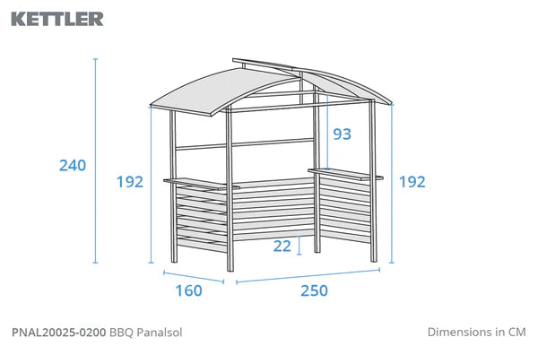 Kettler BBQ Panalsol Alfresco