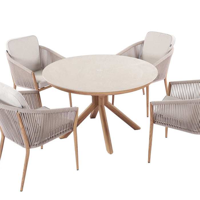 Hartman Portico 4 Seat Round Dining Set UK Ireland