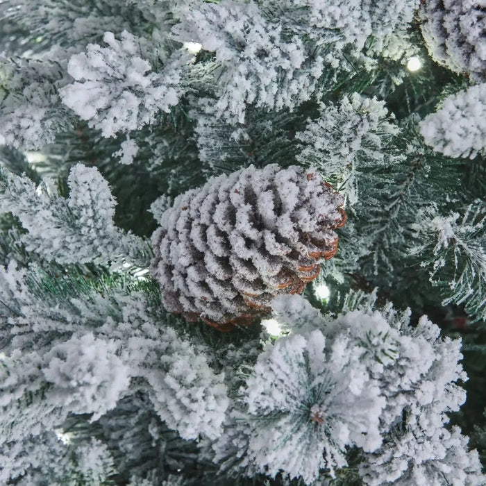 Bosk Frosted Winterfold Fir Christmas Tree 7.5ft (Prelit & Unlit options)