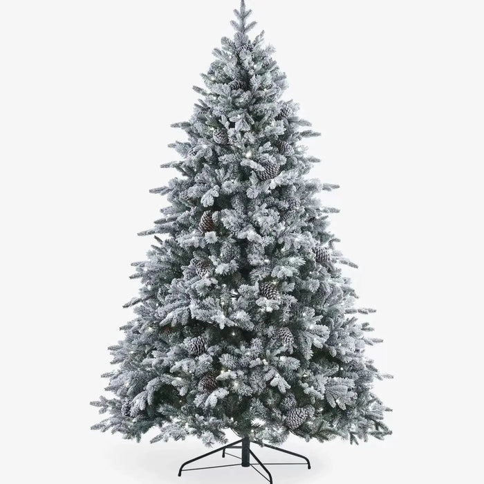 Bosk Frosted Winterfold Fir Christmas Tree 7.5ft (Prelit & Unlit options)