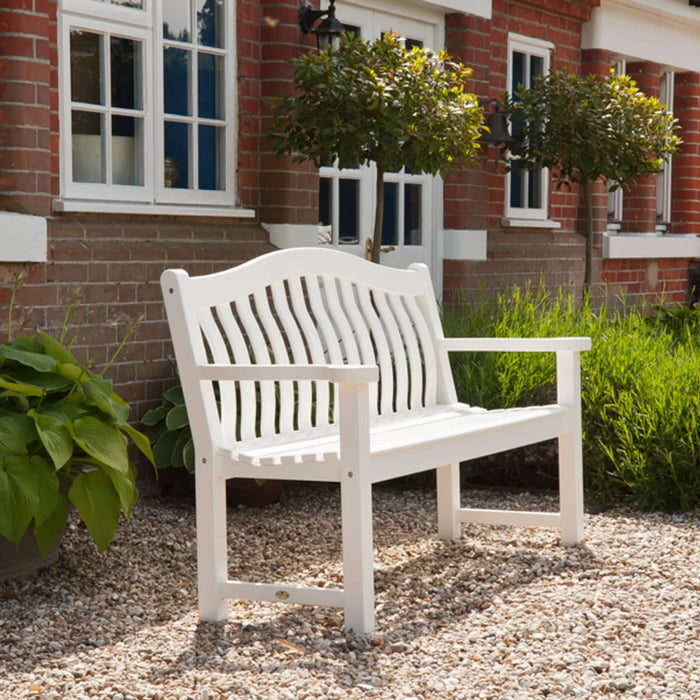 New England White Painted Turnberry Bench 5ft /150cm