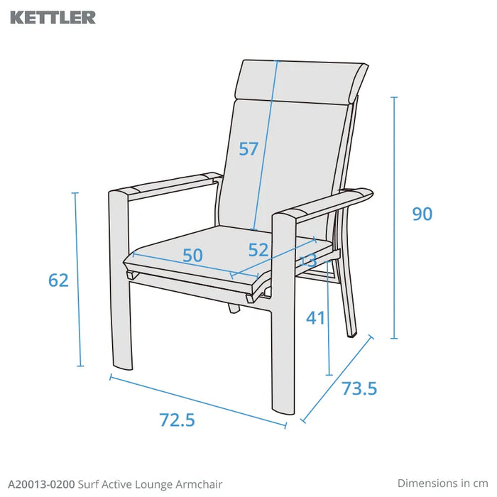 Surf Active 4 Seat Lounge Set by Kettler