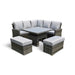 Amalfi Casual Dining Corner Set with high/low table (ex-display)