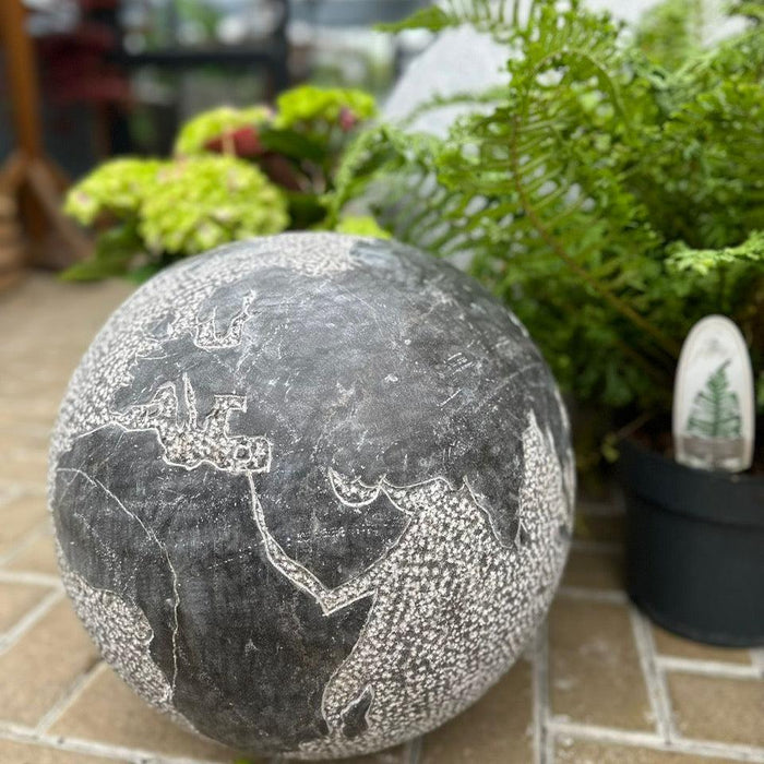 Blue Limestone Atlas Garden 400mm Sphere