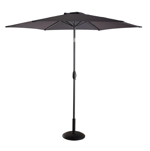 Hartman Balearic Market Round 2.7m Parasol - Grey