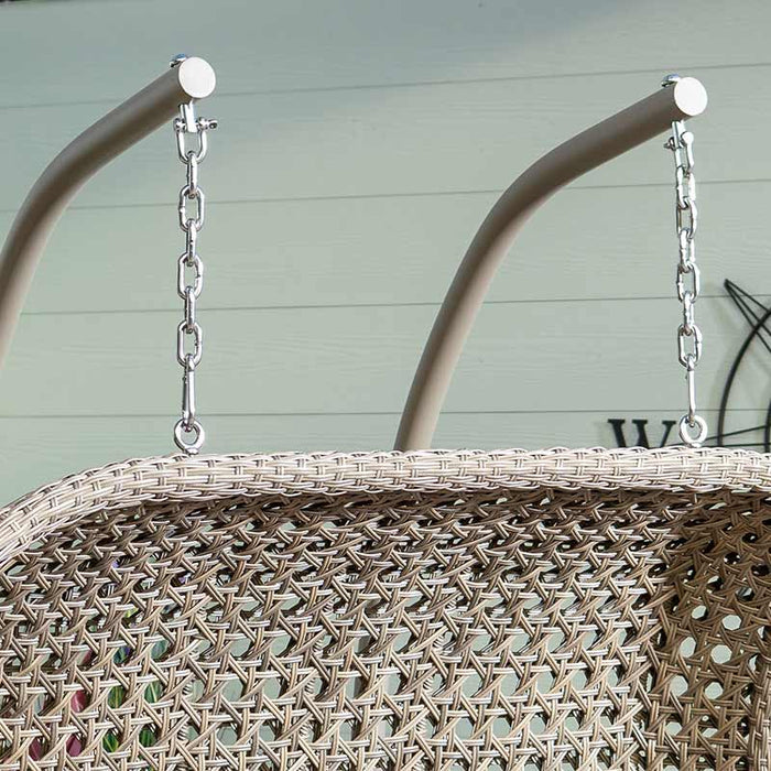 Hartman Heritage Double Hanging Chair (Beech with Dove Cushion)