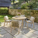 Kettler Cora Rope 4 Seat Round Dining Set