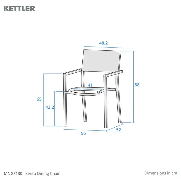 Kettler Sento Extending Dining Set (6 or 8 seater options)