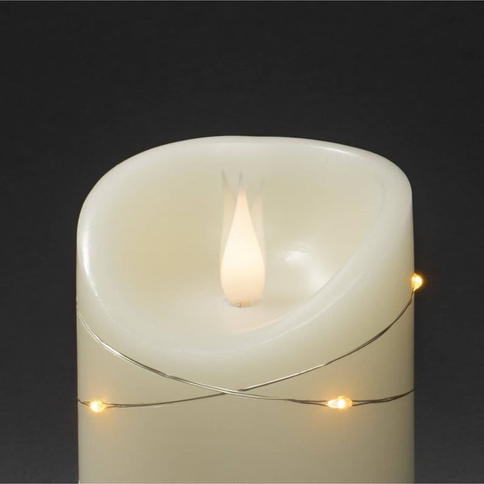 Wax Candle Amber LED