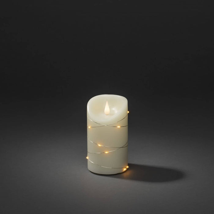 Wax Candle Amber LED