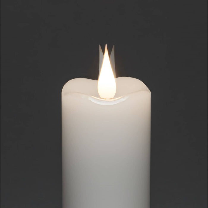 Ivory Wax Candle Set of 2 (10cm)