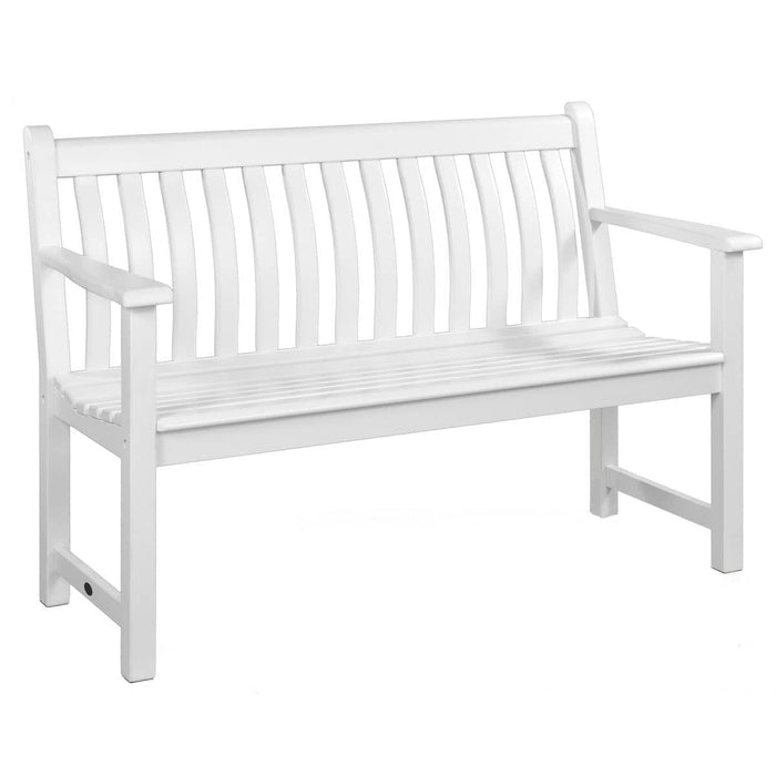 Alexander Rose Garden Furniture Alexander Rose White Painted Broadfield Bench 4ft