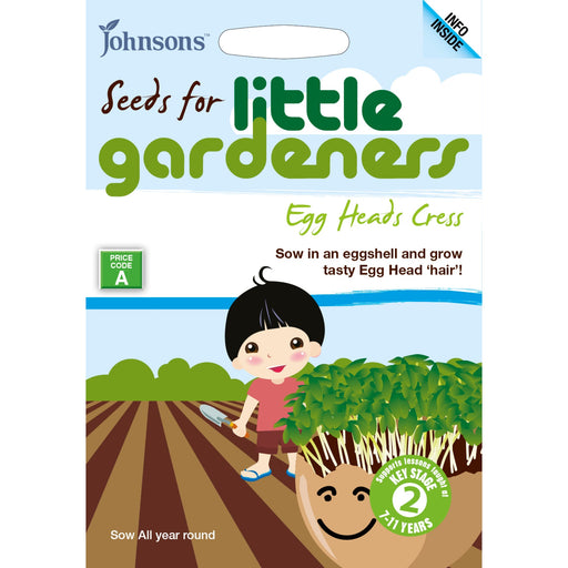 Little Gardeners Vegetables Egg Heads Cress