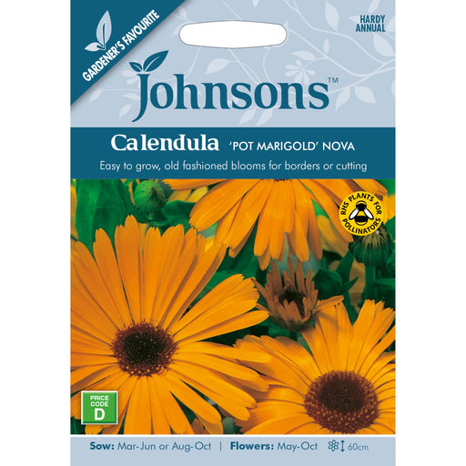 Flowers Calendula Pot Marigold Nova 