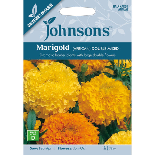 Flowers Marigold (African) Double Mixed