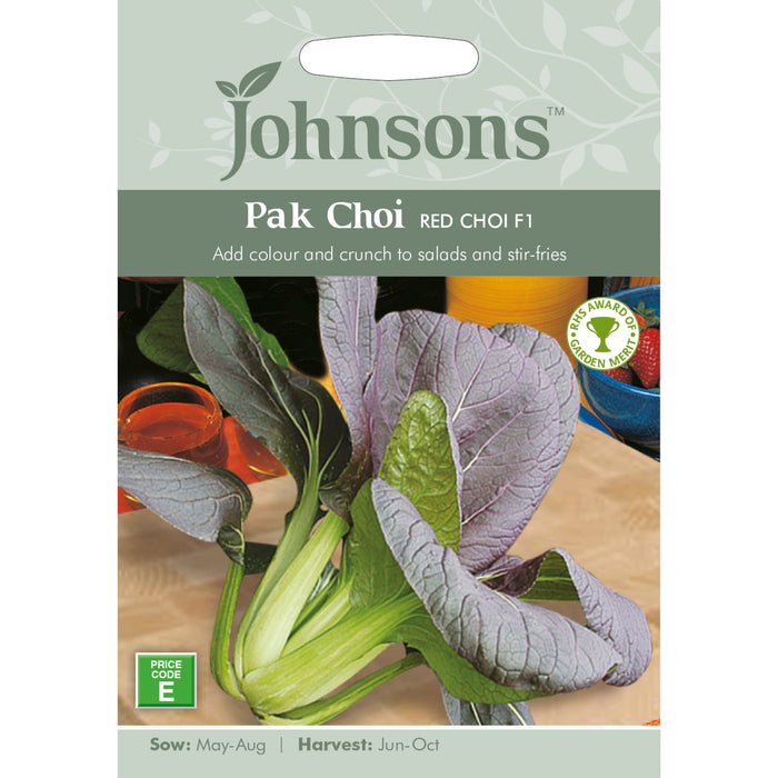 Vegetables Pak Choi Red Choi F1