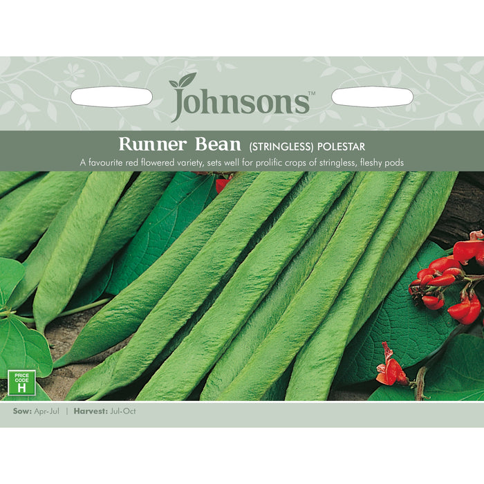 Peas & Beans Runner Bean Polestar (Stringless)