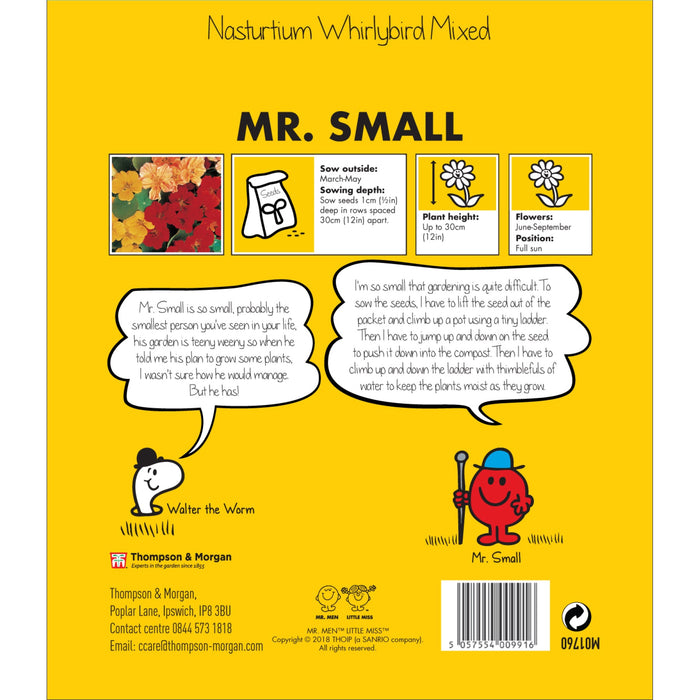 Mr Men Little Miss Nasturtium Whirlybird Mixed