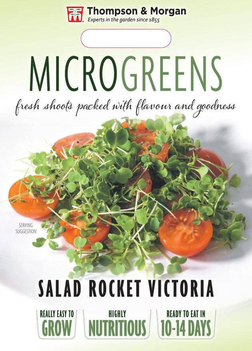 Thompson & Morgan (Uk) Ltd Gardening Microgreens Salad Rocket Victoria