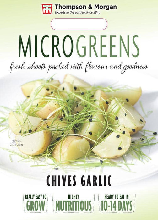 Thompson & Morgan (Uk) Ltd Gardening Microgreens Chives Garlic