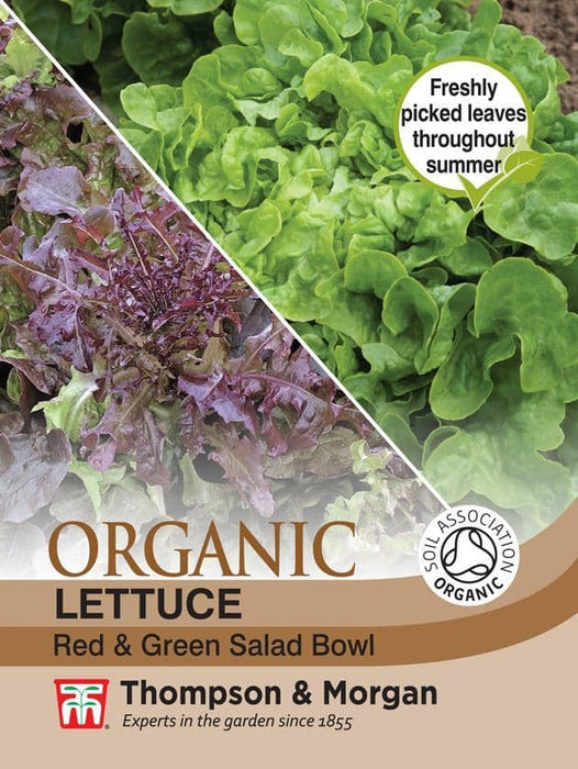 Thompson & Morgan (Uk) Ltd Gardening Lettuce Red & Green Salad Bowl (Organic)