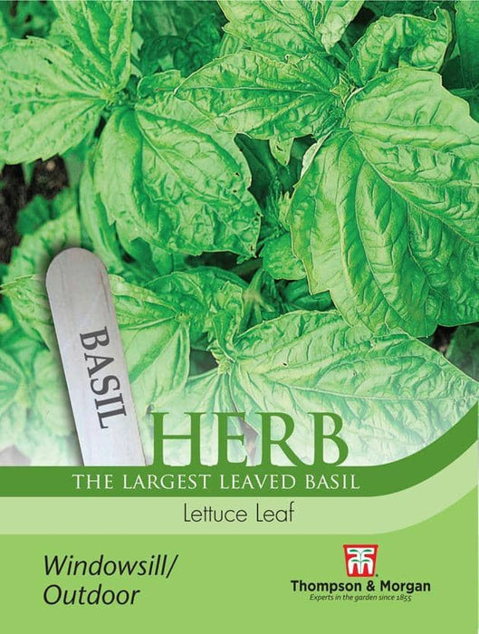 Thompson & Morgan (Uk) Ltd Gardening Lettuce Leaf Basil
