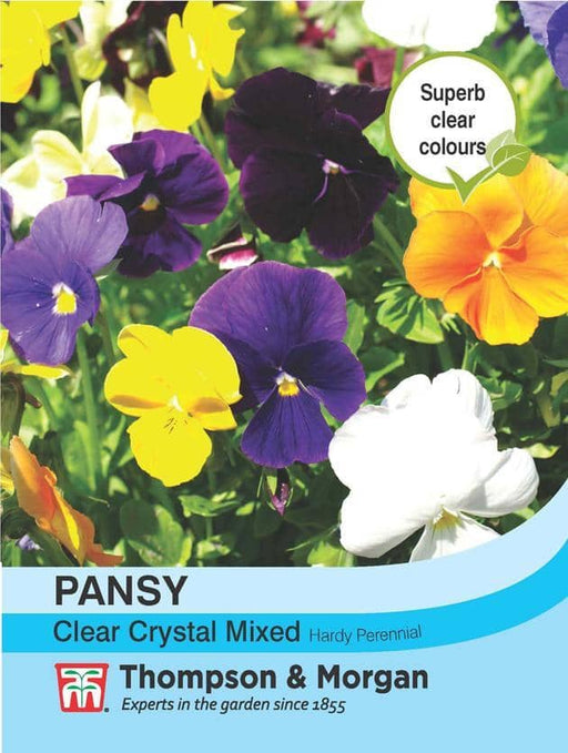 Thompson & Morgan (Uk) Ltd Gardening Pansy Clear Crystal Mixed