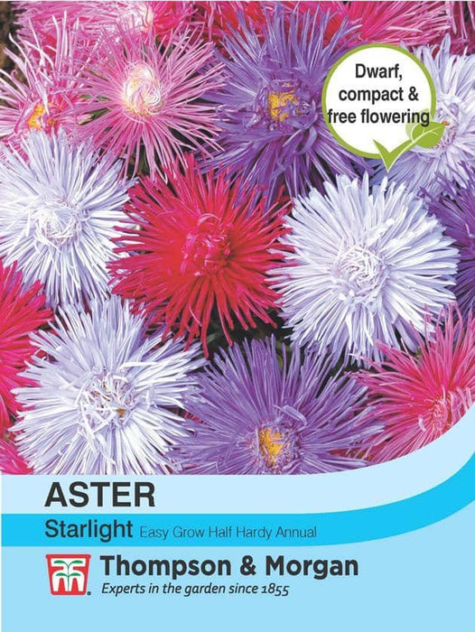 Thompson & Morgan (Uk) Ltd Gardening Aster Starlight Mixed