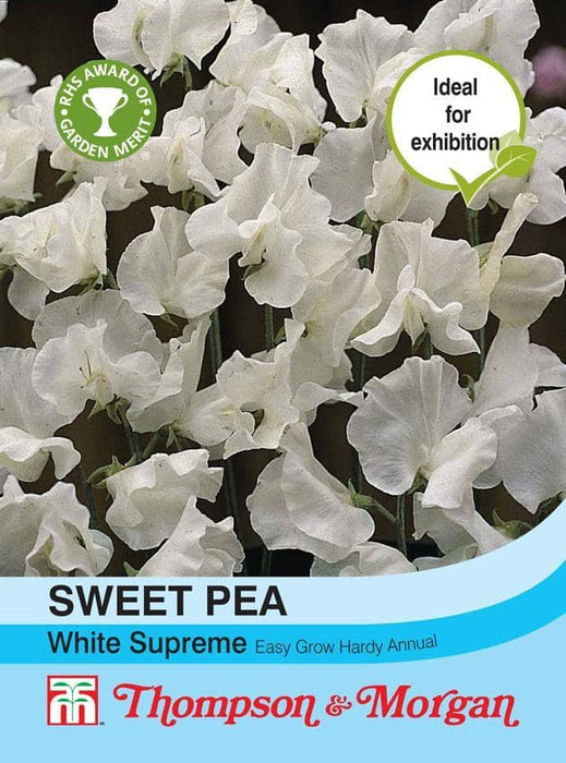 Thompson & Morgan (Uk) Ltd Gardening Sweet Pea White Supreme