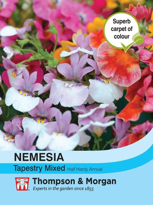 Thompson & Morgan (Uk) Ltd Gardening Nemesia Tapestry Mixed