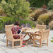 Alexander Rose Garden Furniture Alexander Rose Roble Bengal Round 4 Seater Set - Broadfield Armchairs