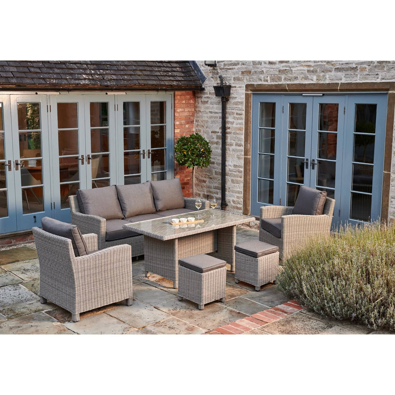 8+ Seater Garden Furniture Dining Sets